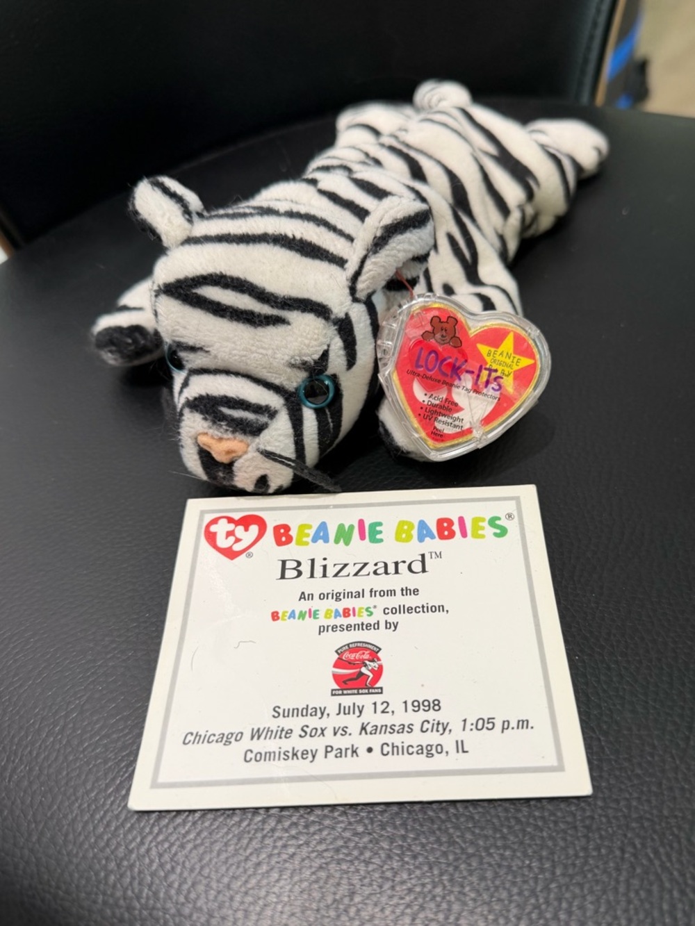 TY Beanie Babies - Commemorative White Sox - Blizzard